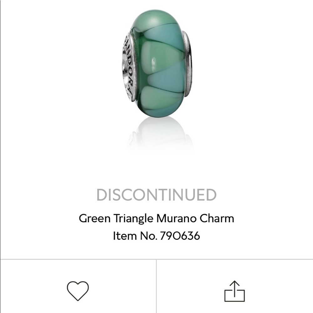 2 matching discontinued 790636 Pandora charms